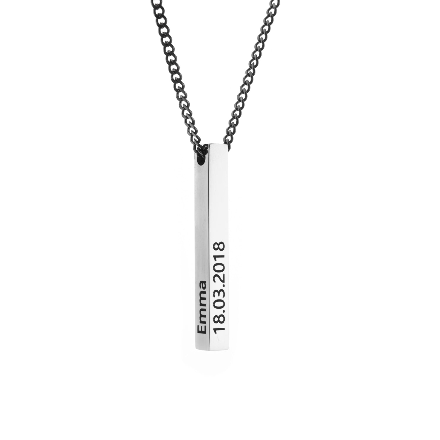 Collar Barra 3D Personalizado para Hombre