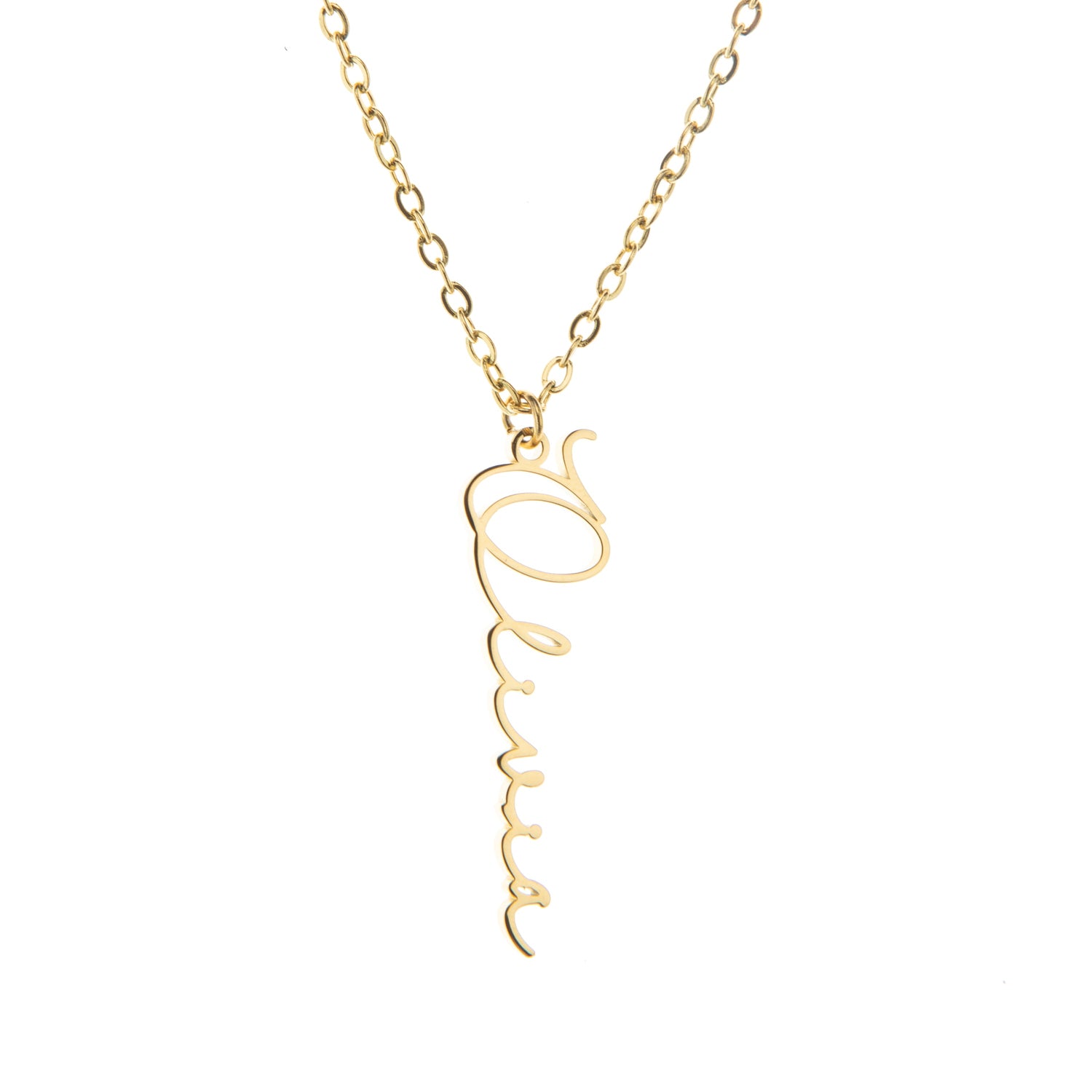 Collar Nombre Vertical Personalizado