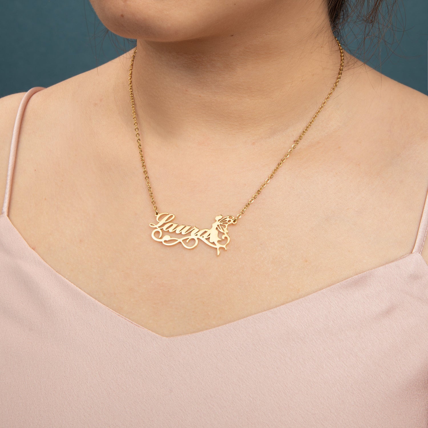 Collar Nombre Estilo Fairy