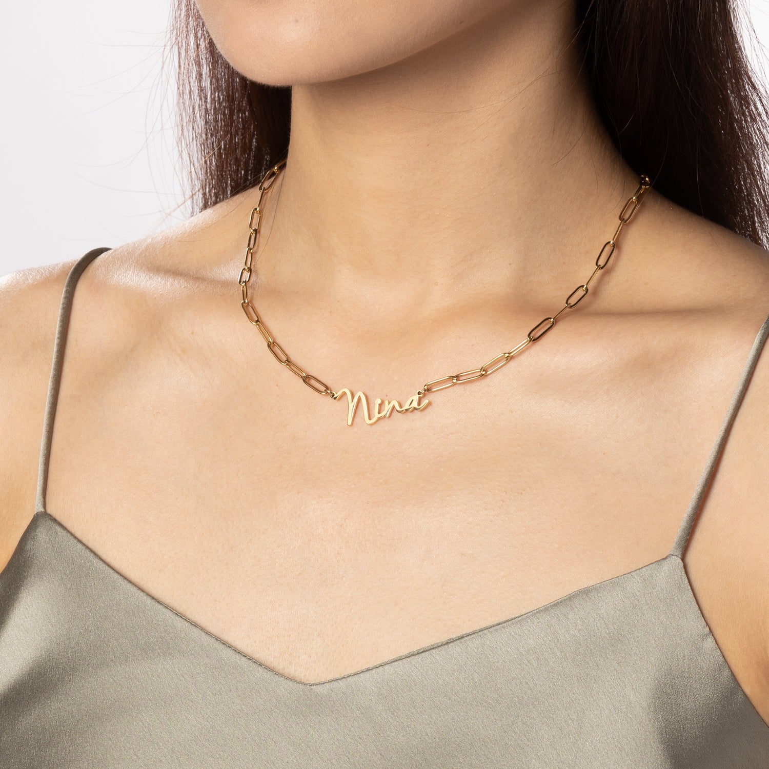 Collar Nombre Script
