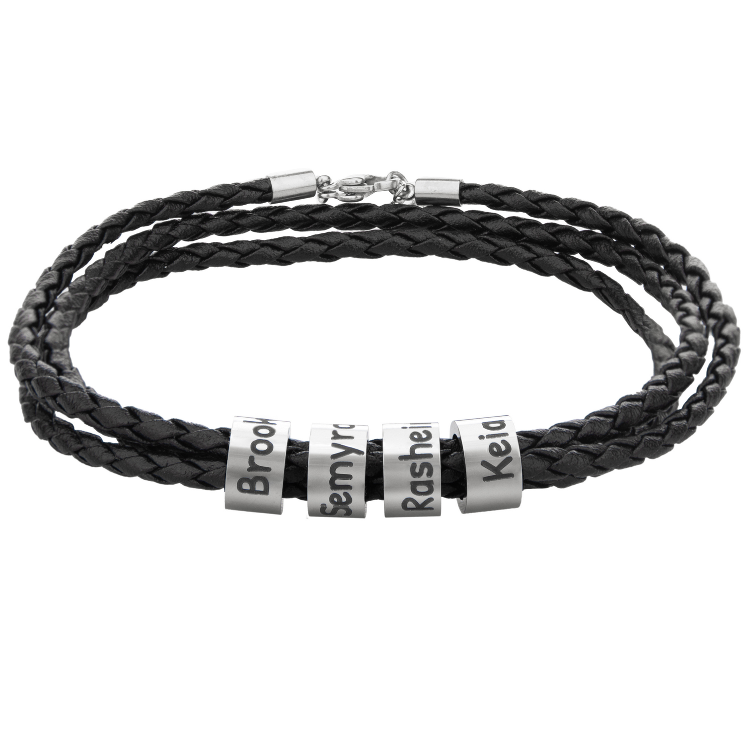 Pulsera de Hombre Personalizada de Cuero Sintético