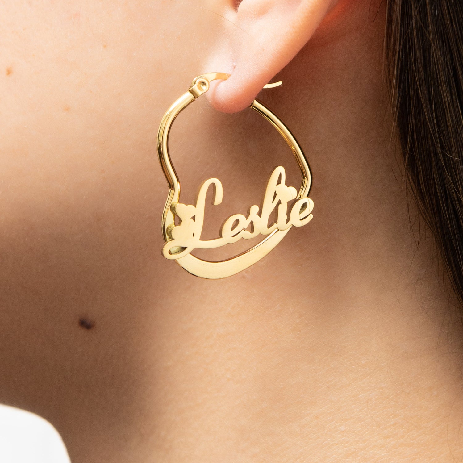Pendientes Aro Corazón Personalizados