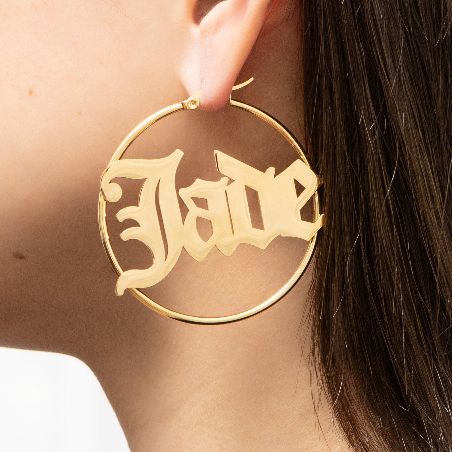 Pendientes Aro Góticos Personalizados
