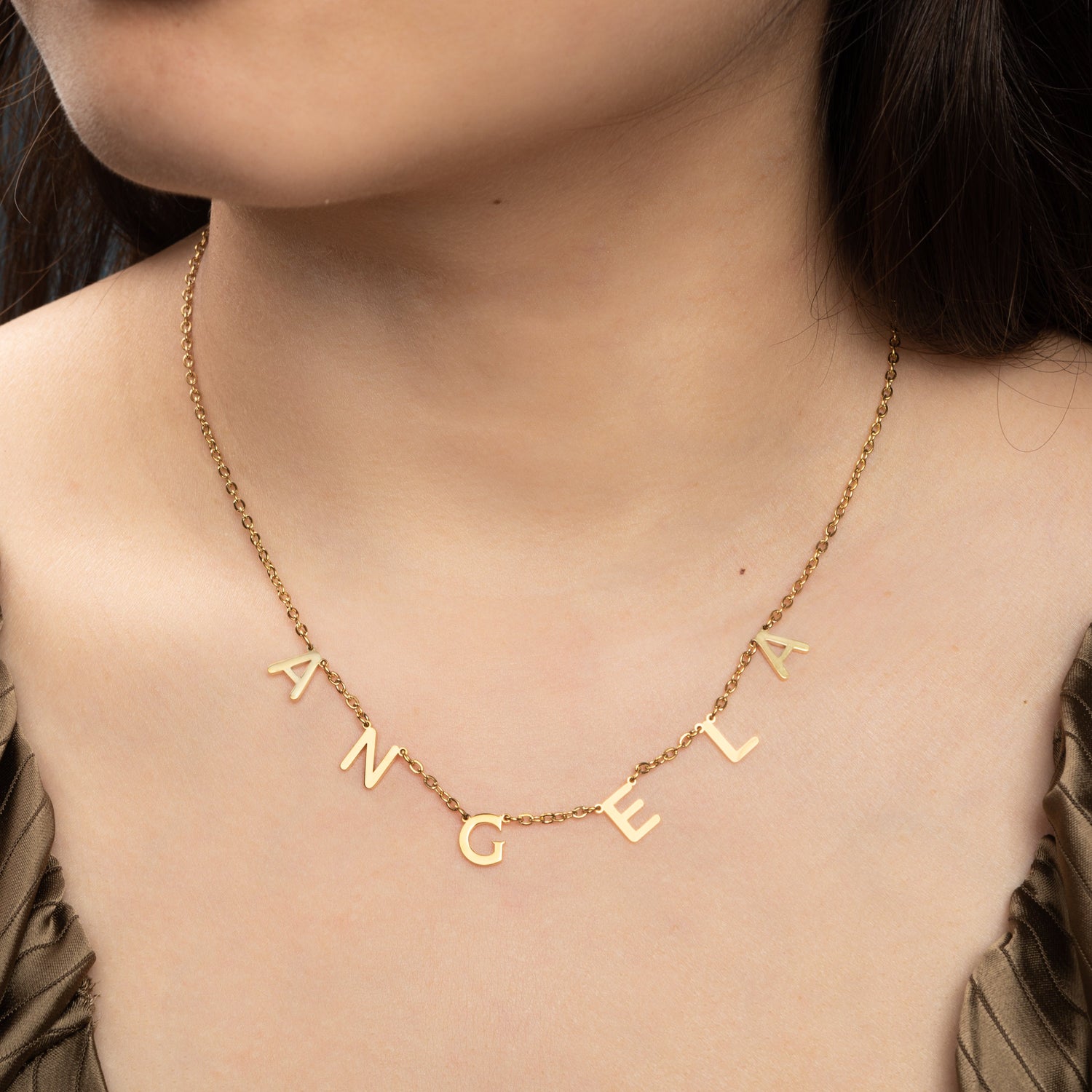 Collar Cadena con Inicial Personalizado