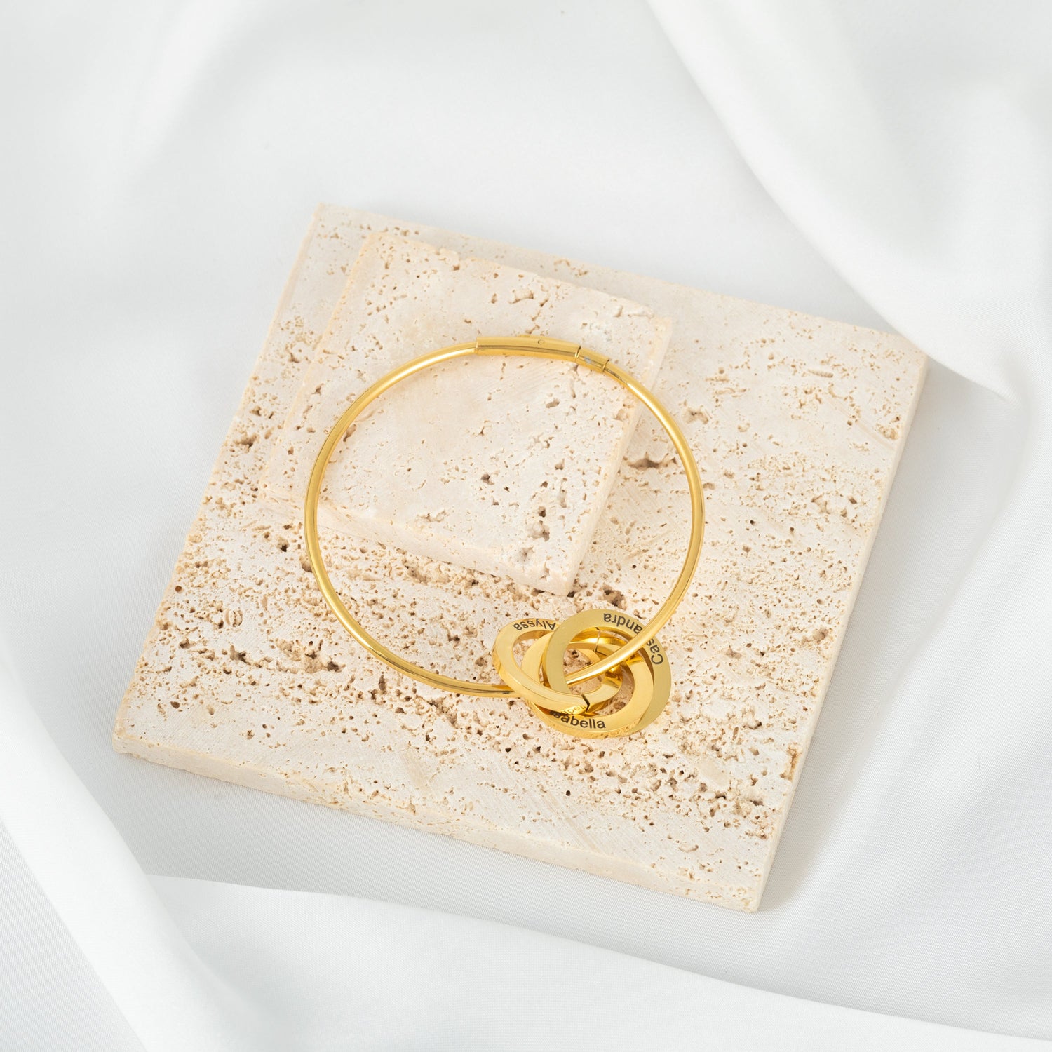 Brazalete Anillos Rusos Personalizado