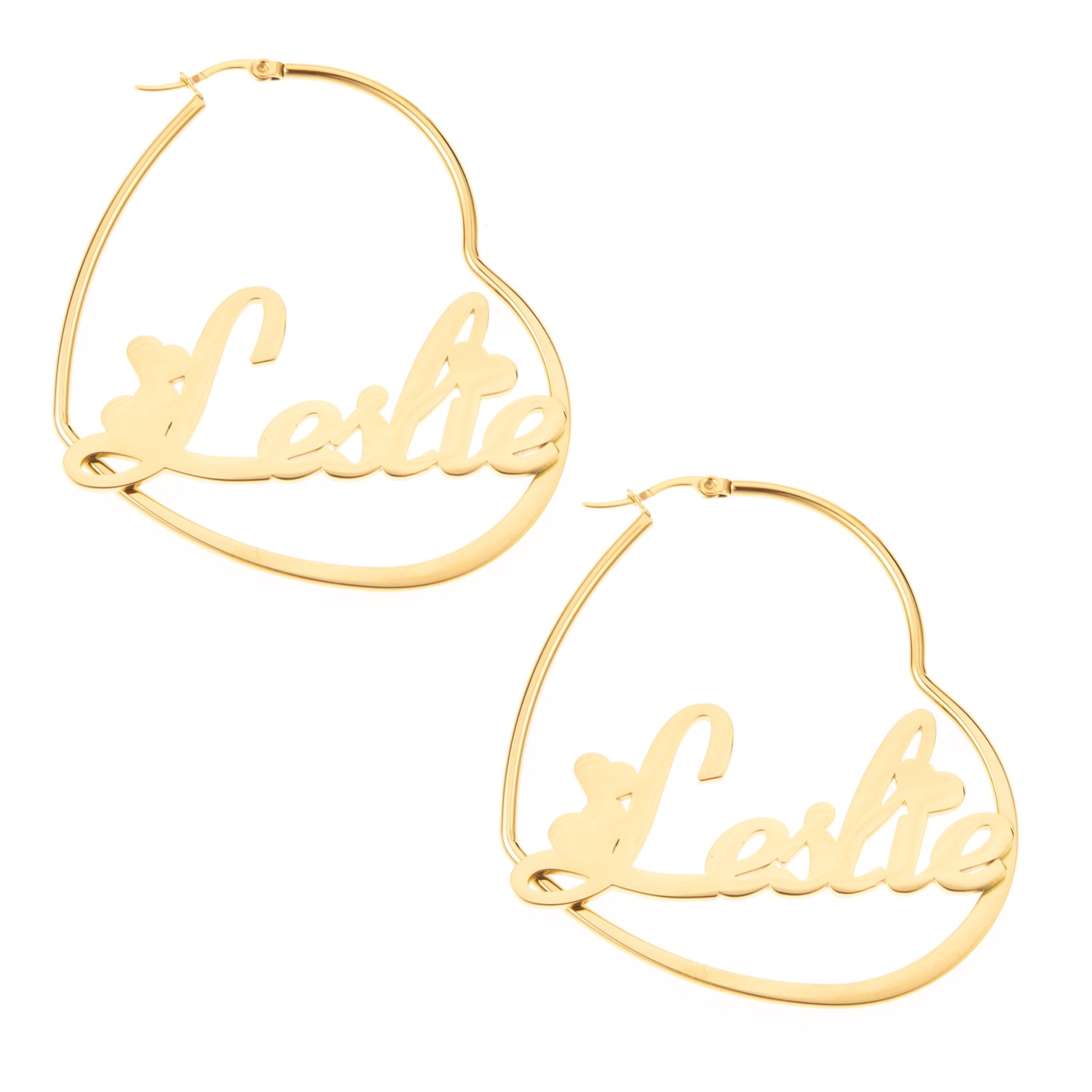 Pendientes Aro Corazón Personalizados