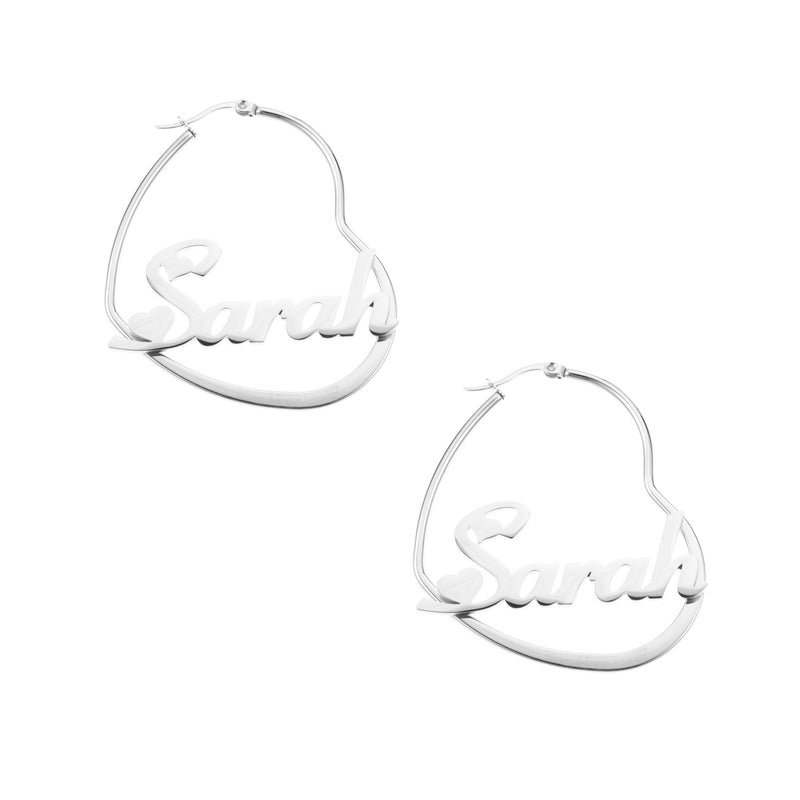 Pendientes Aro Corazón Personalizados