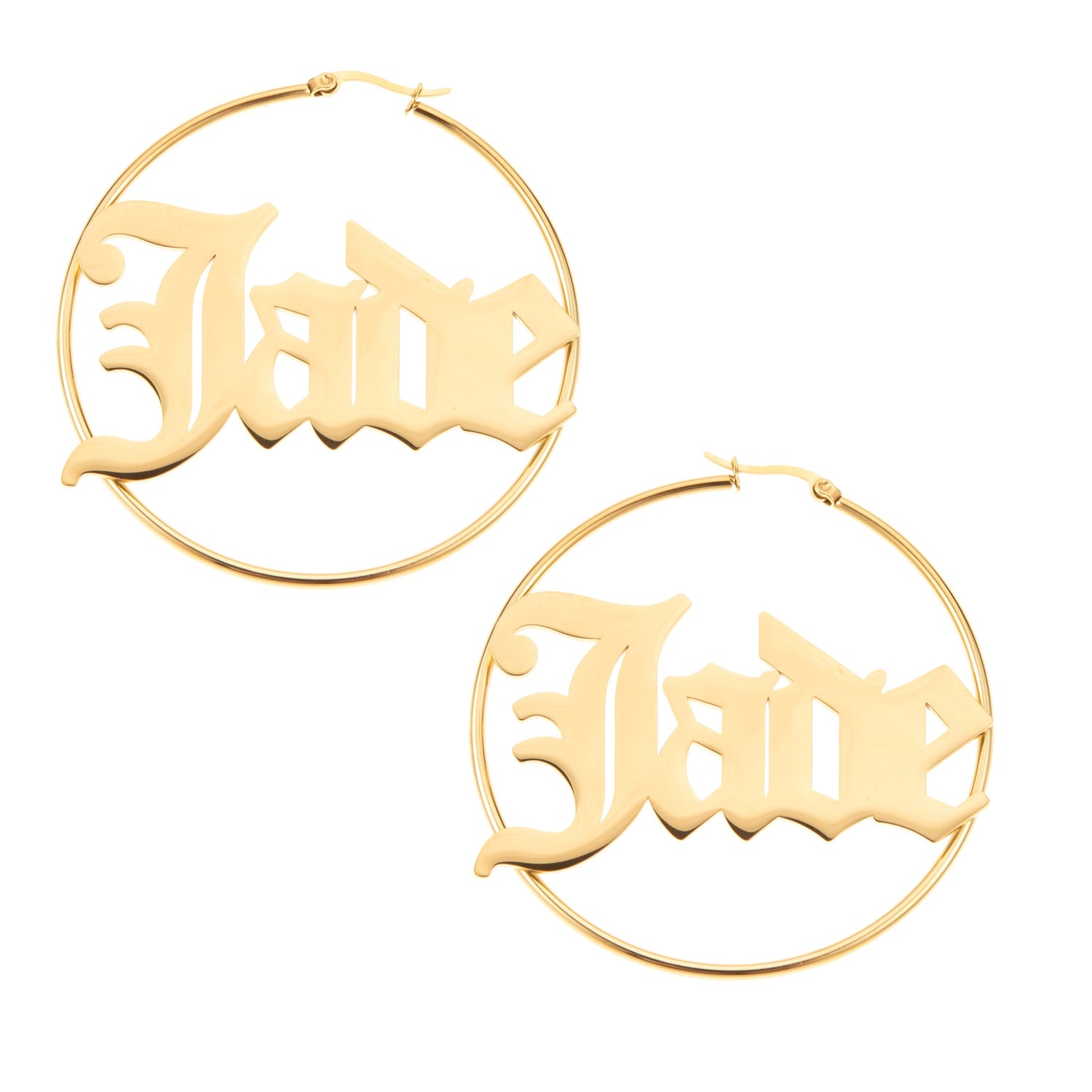 Pendientes Aro Góticos Personalizados
