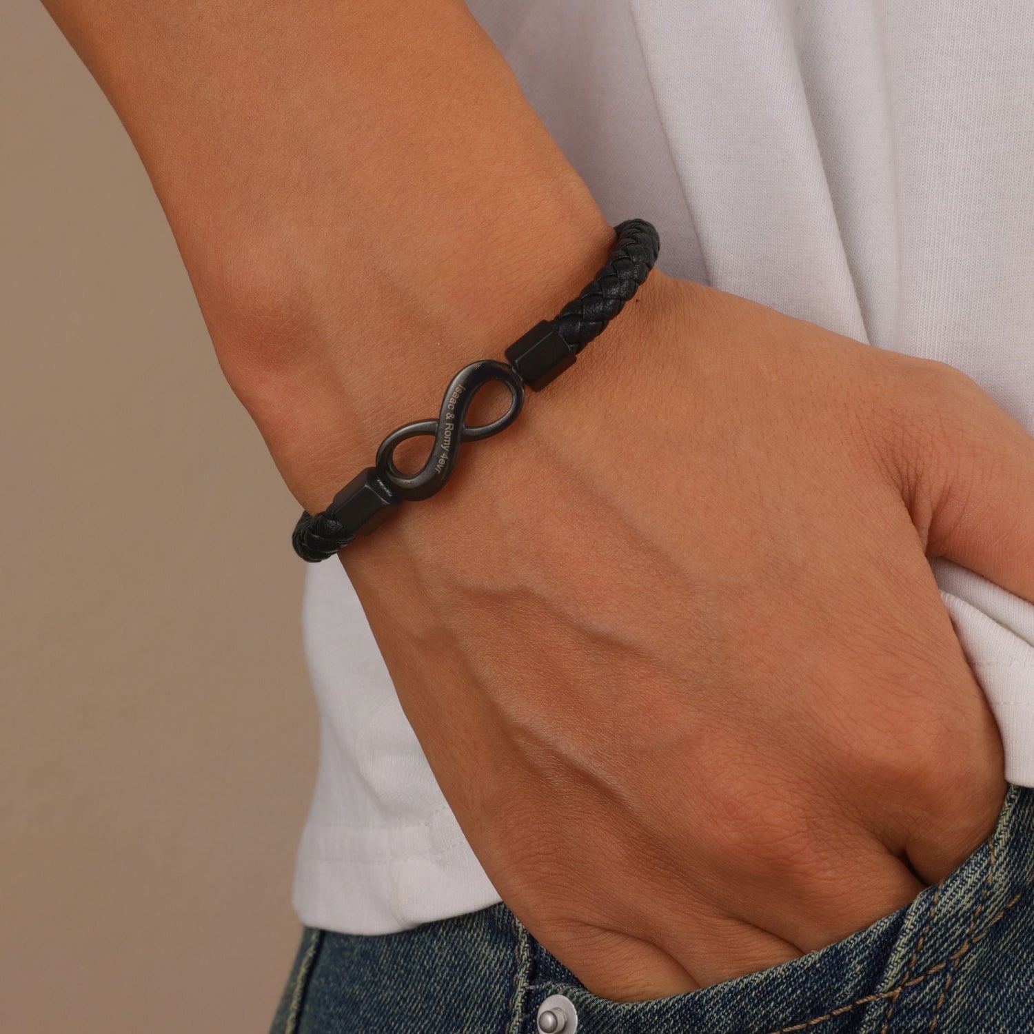 Pulsera Infinito Eternidad para Hombre