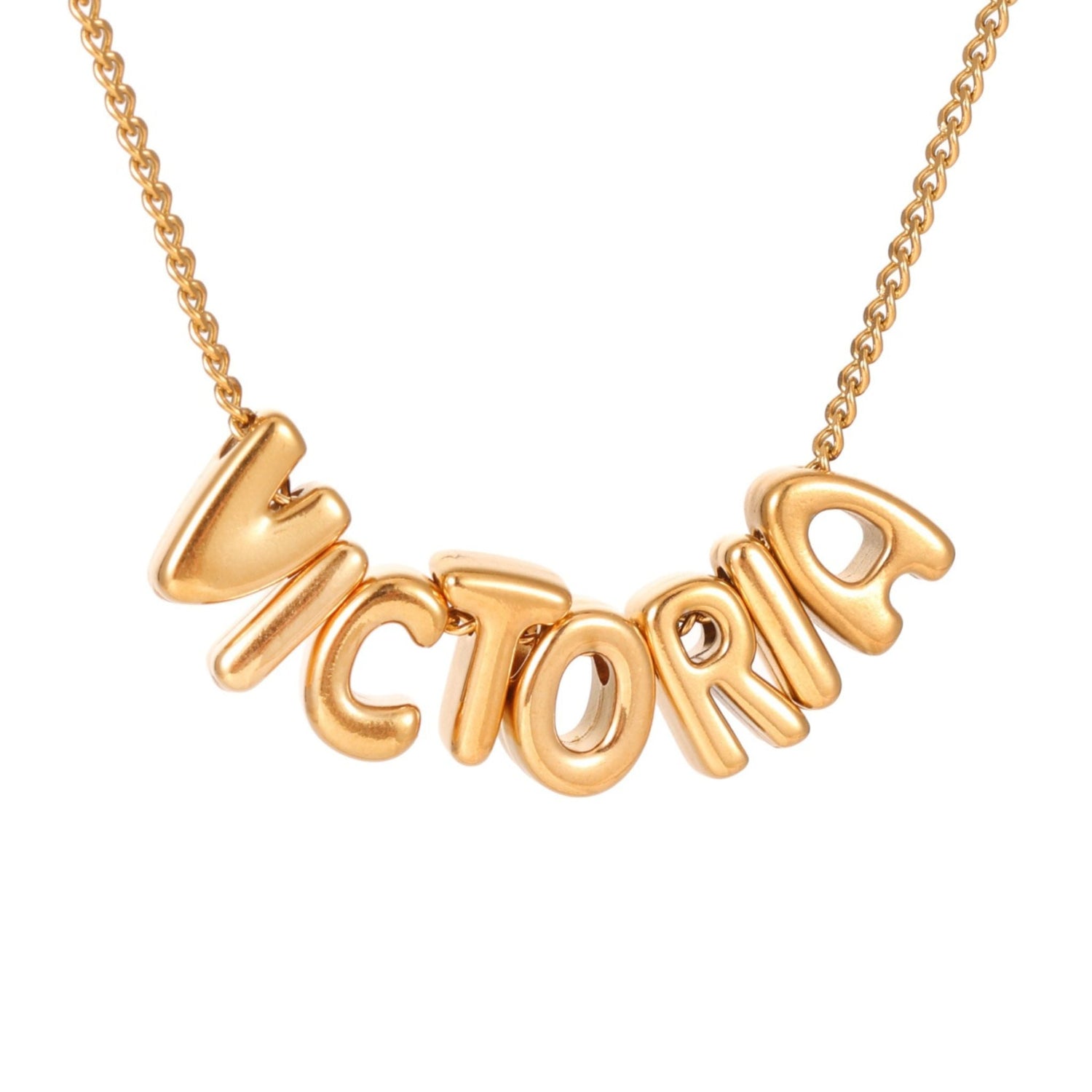 Collar con Nombre y Cuentas Personalizado