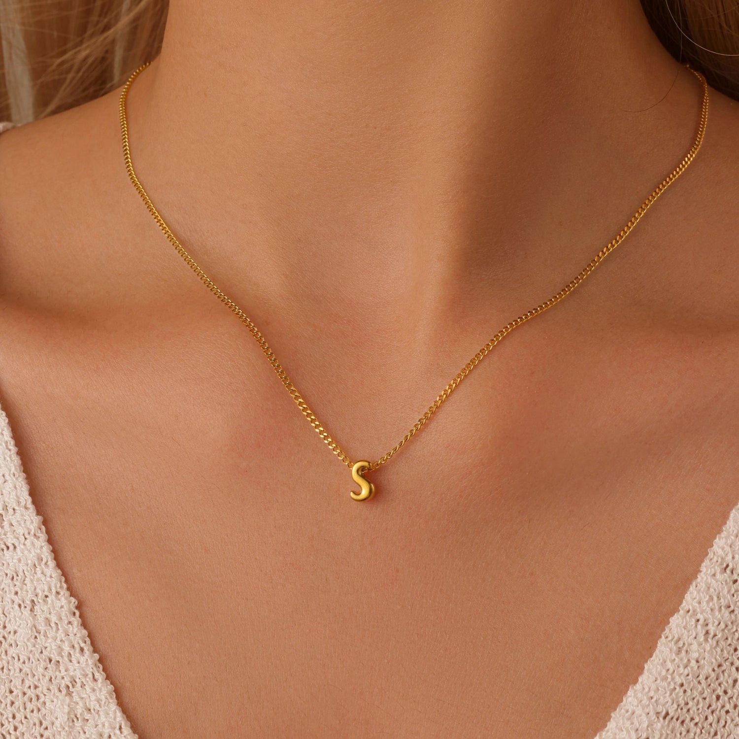Collar con Nombre y Cuentas Personalizado