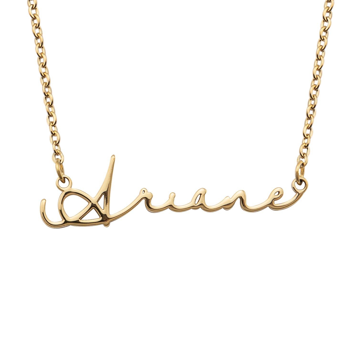 Collar Nombre Firma Horizontal Personalizado