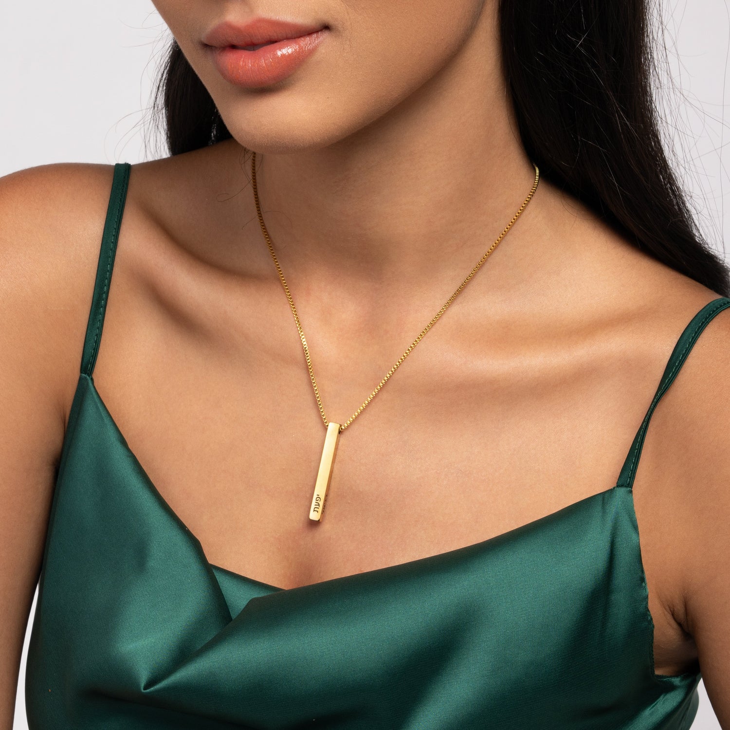 Collar Hebreo Barra 3D Personalizado
