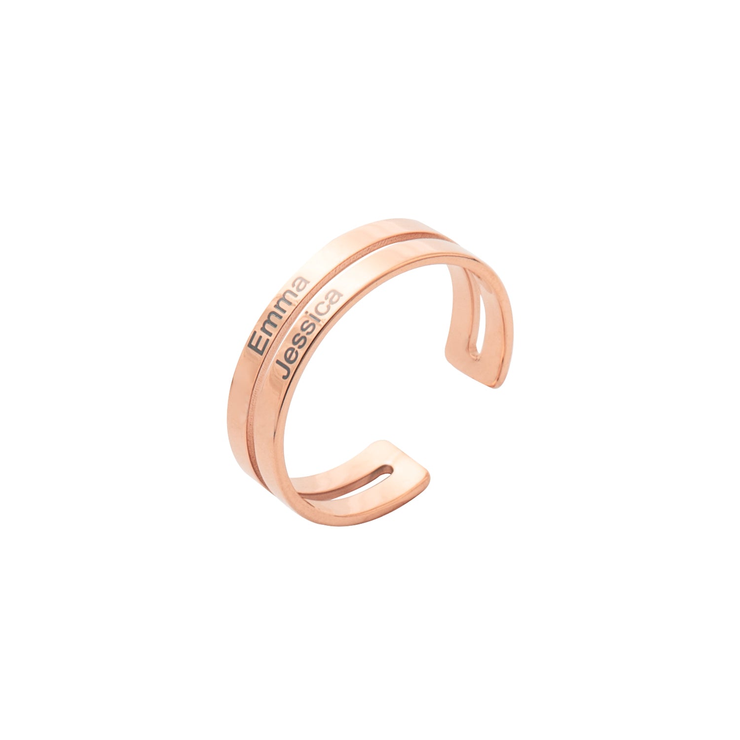 Anillo Personalizado con 2 Nombres
