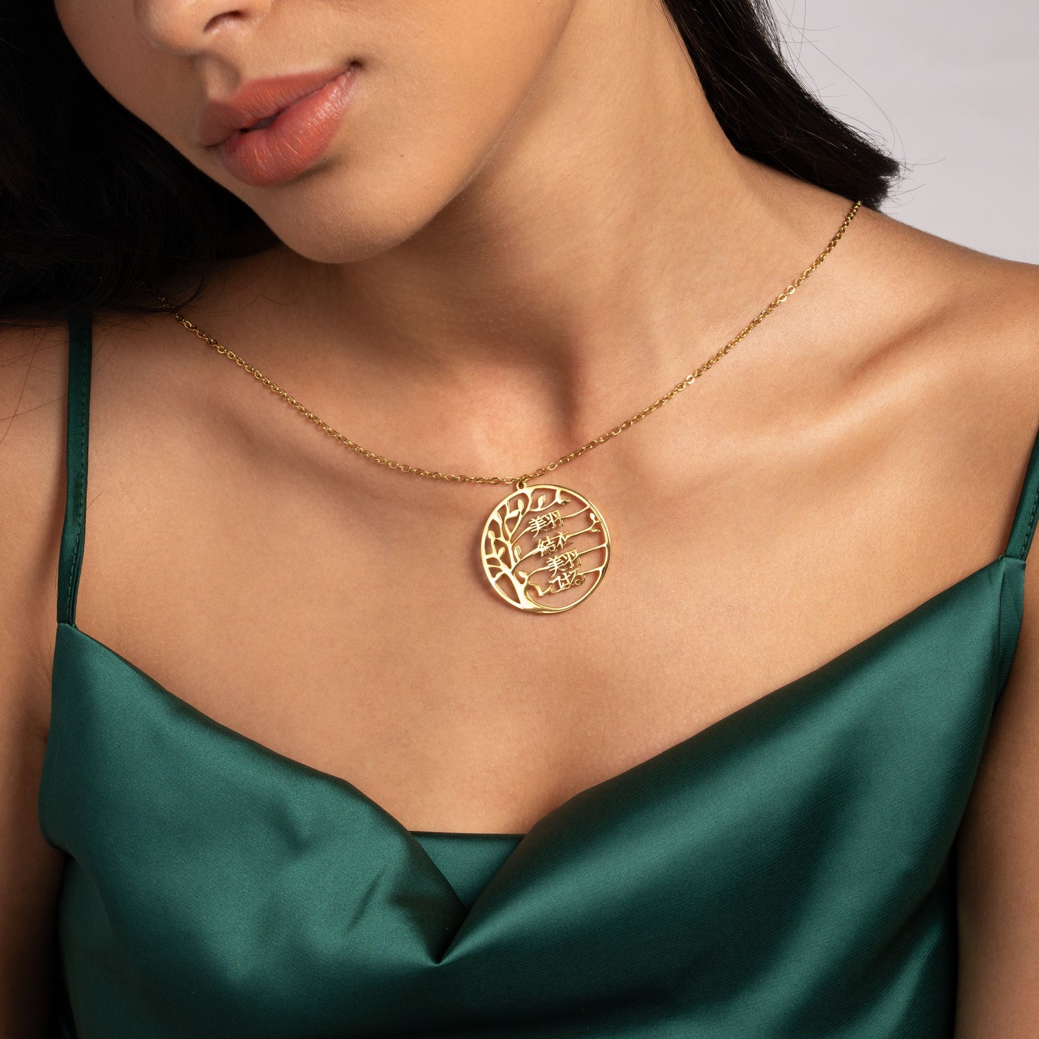 Collar Japonés Árbol de la Vida con Nombre