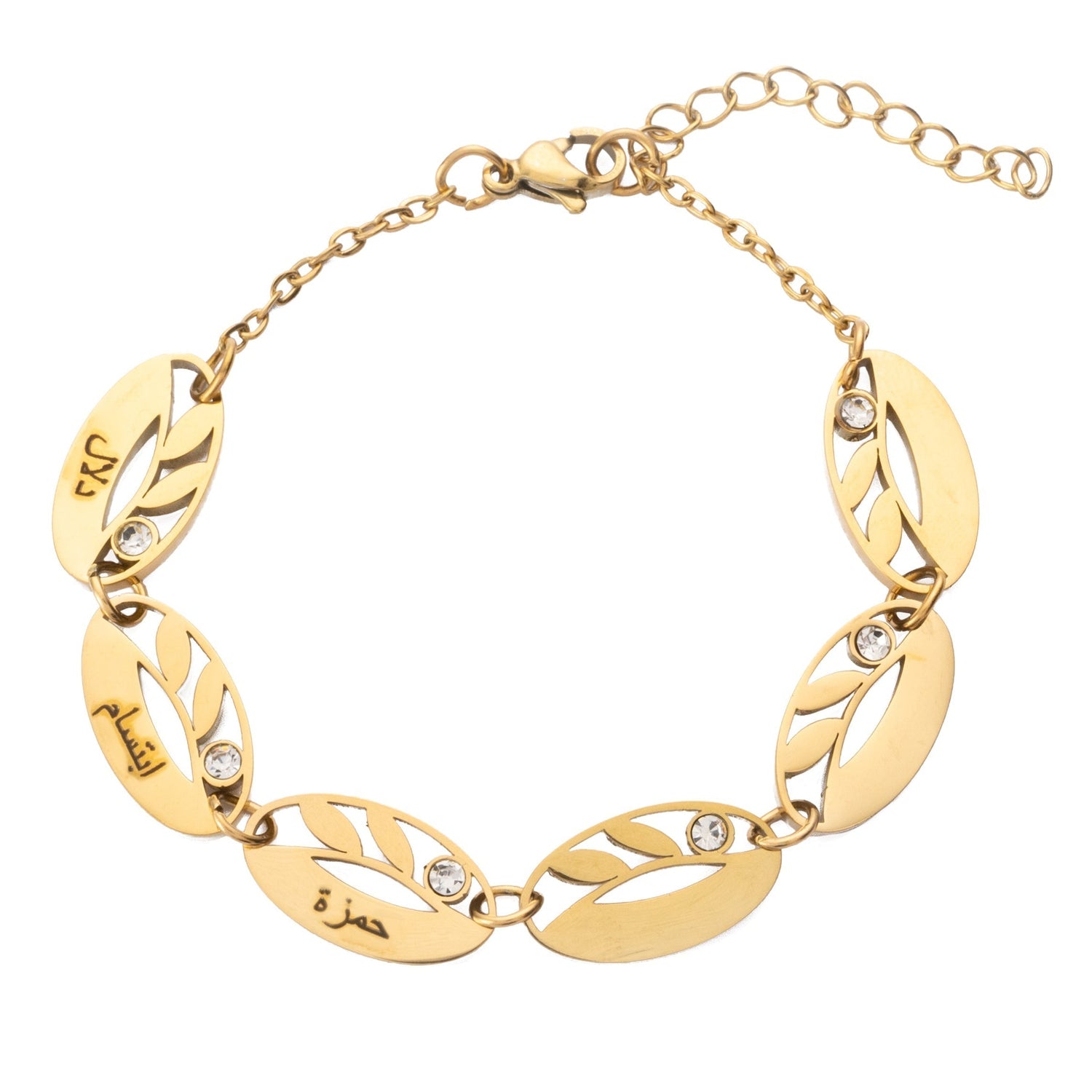 Pulsera Árabe Multihoja Personalizada