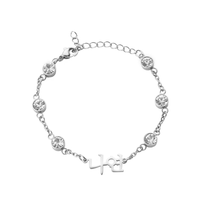 Pulsera Personalizada con Cristal en coreano