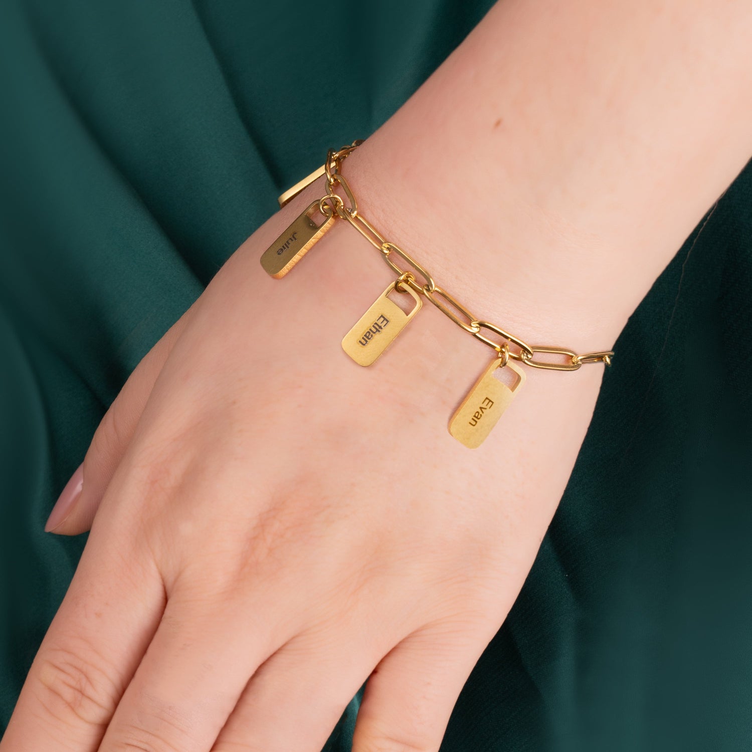 Pulsera Eslabones Personalizada con Charms