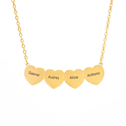 Collar Múltiples Corazones