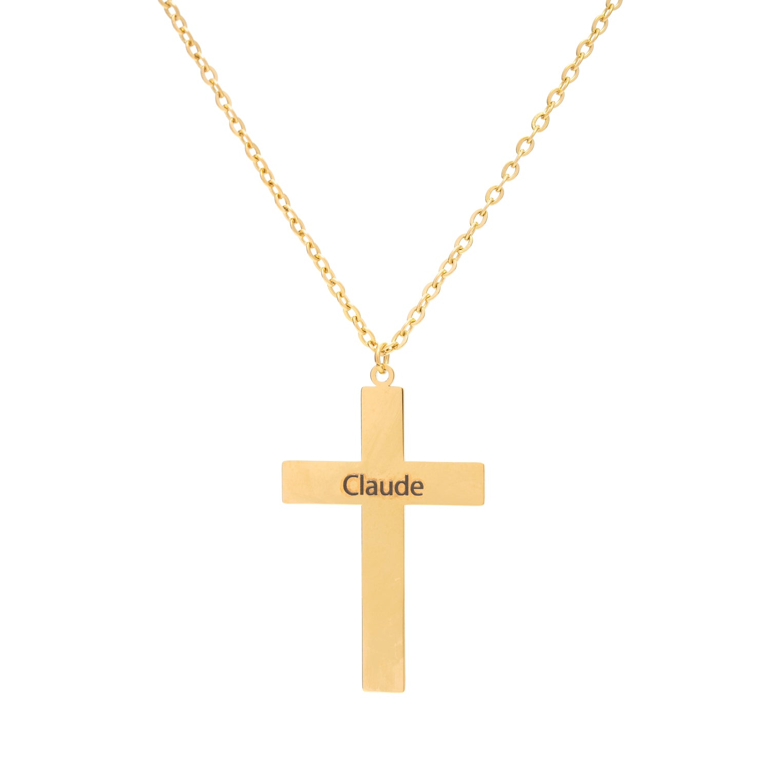 Collar Cruz Personalizado para Hombre