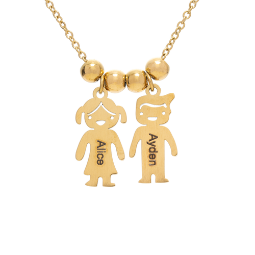 Collar Charm Infantil con Nombre Personalizado
