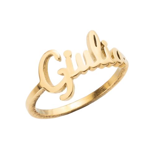 Anillo con Nombre en Caligrafía Personalizado