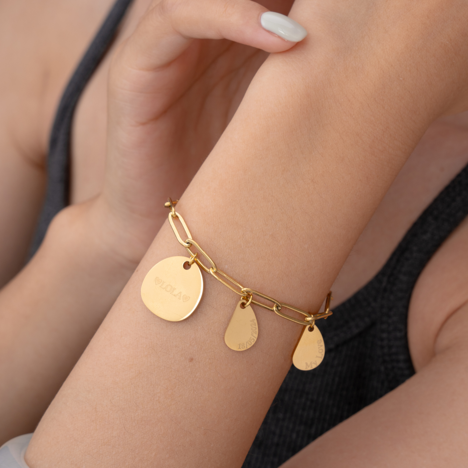Pulsera Colgante Hazelwood Personalizada