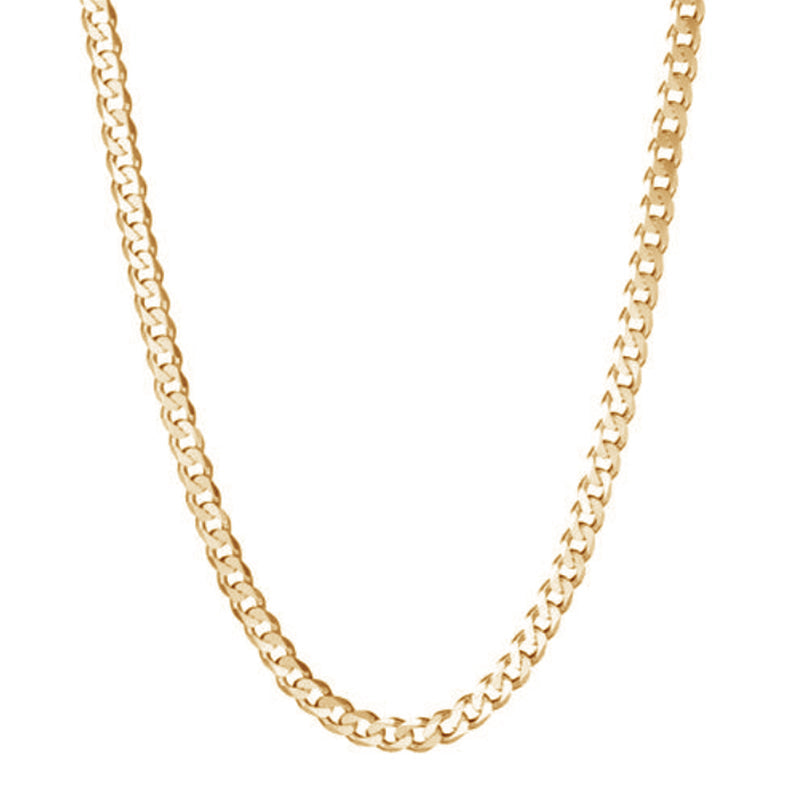 Collar Cadena Minimalista Redondeada para Hombre