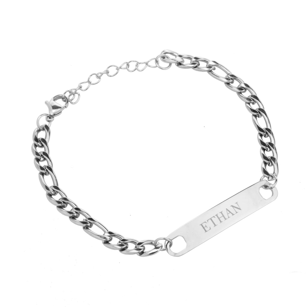 Pulsera Gourmette Personalizada para Hombre