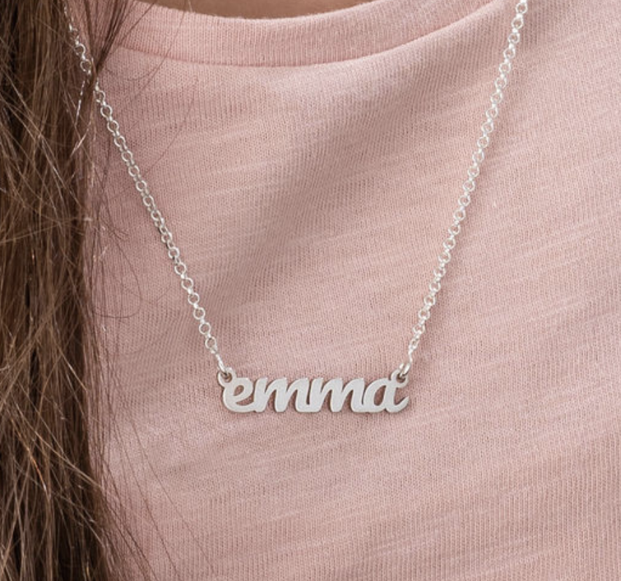 Collar con Nombre para Adolescente